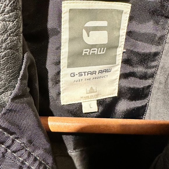 G-Star JSF Black Leather Jacket - Picture 3 of 7